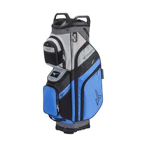 Mizuno BR-D4C Cart Bag – Brilliant Blue/Grey (240286.5X91)