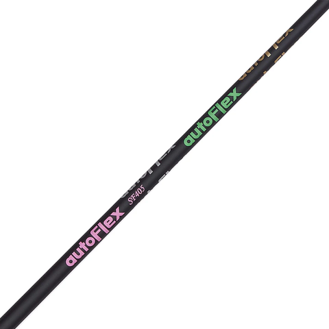 Hero image of the AutoFlex golf shaft featuring KHT technology for speed, stability, and distance.