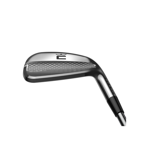 Hero image of COBRA 3DP X irons with compact design and high-MOI forgiveness
