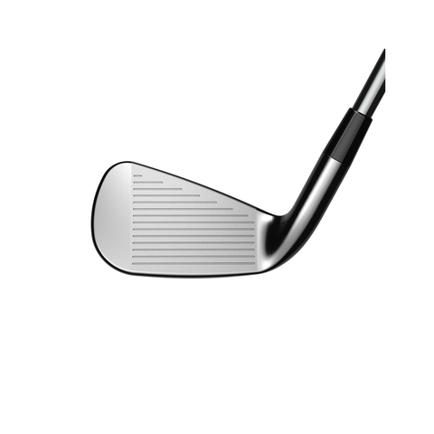 Direct image of COBRA 3DP X irons club face with compact design and high-MOI forgiveness