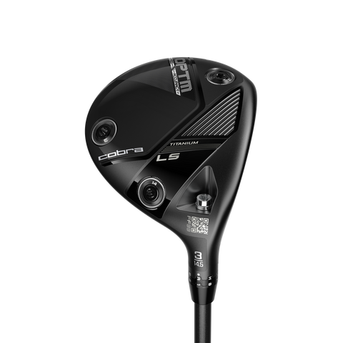 Hero image of COBRA OPTM LS Titanium fairway wood with compact low-spin design for speed and control