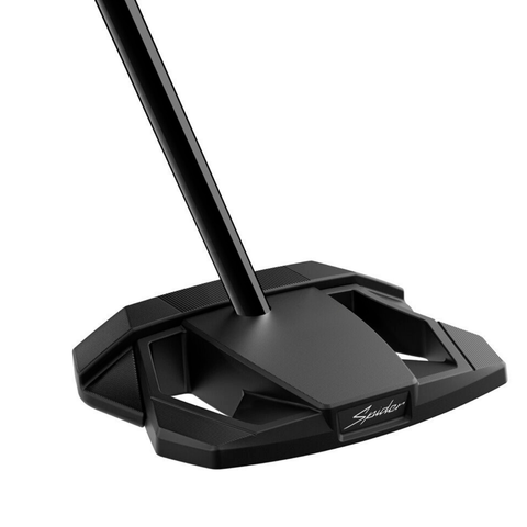 Spider ZT Black putter direct view, showing all-black mallet head