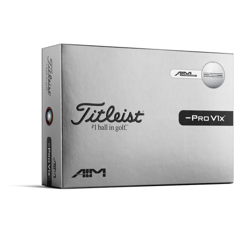 Titleist Pro V1x Left Dash – AIM Enhanced (T204L9S-EA)