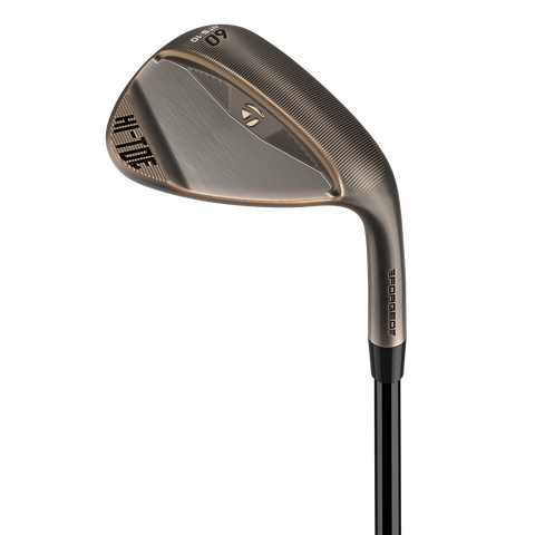Hero image of the Hi-Toe 5 forged wedge featuring a precision-shaped profile and aged copper finish.