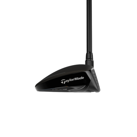Image of the TaylorMade Qi4D Core fairway wood showcasing a direct view of the side of the clubhead