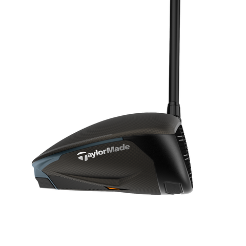 TaylorMade Qi4D Max driver image, direct view showing side of the clubhead