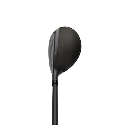 TaylorMade Qi4D Max hybrid image, overhead view showing shape of the clubhead