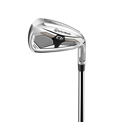 Hero image of TaylorMade Qi Max HL irons highlighting high-launch shaping