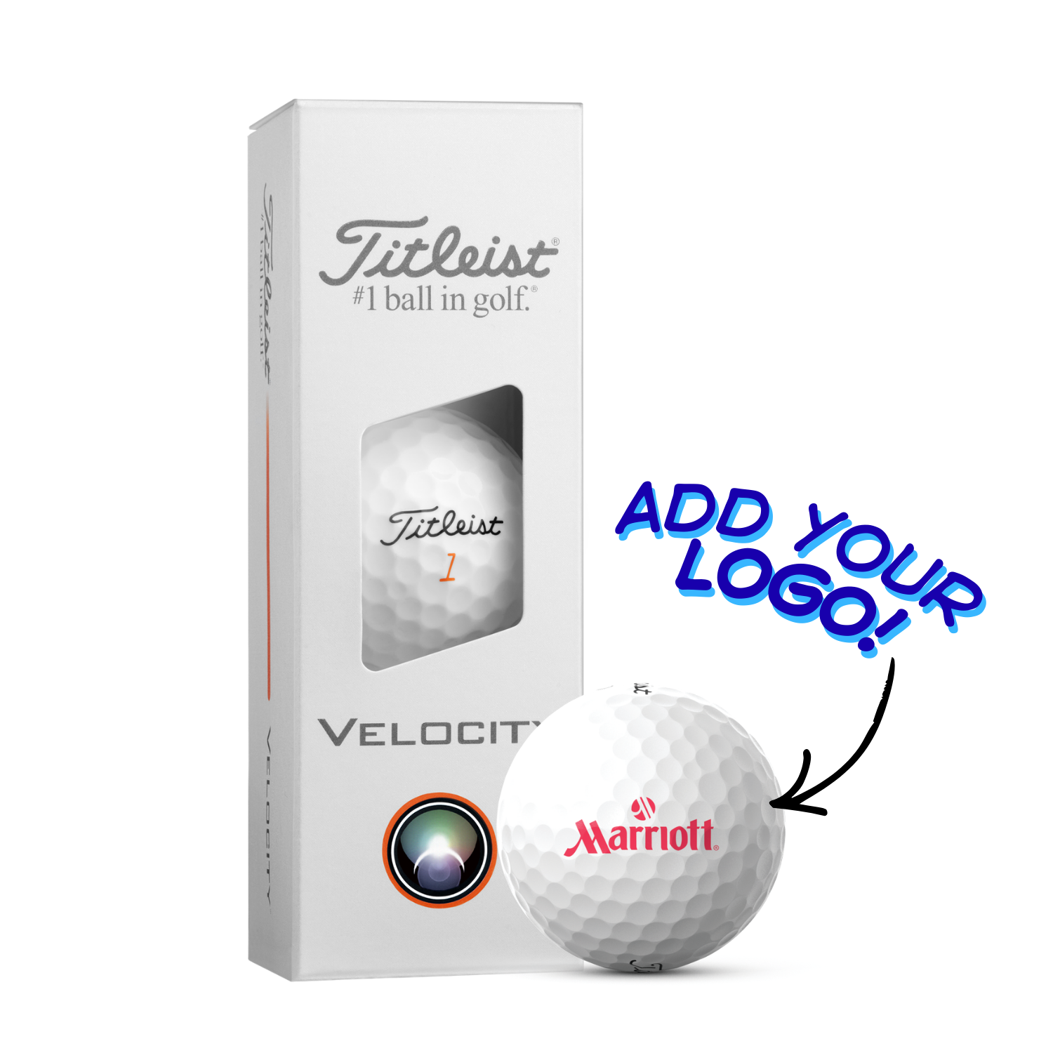 Custom Logo Velocity Golf Ball Sleeve | Chris Cote's Golf Shop