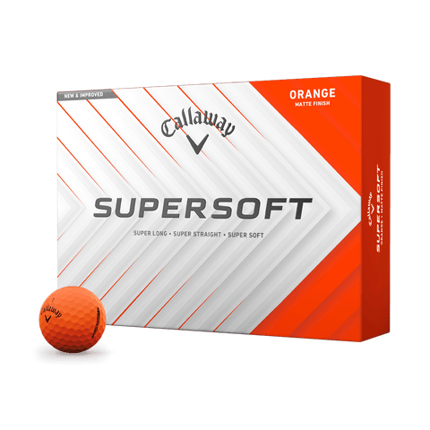 Callaway Supersoft Golf Balls – Matte Orange (12591-MORN)