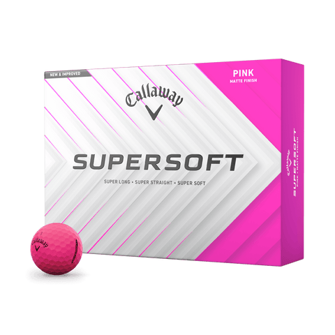 Callaway Supersoft Golf Balls – Matte Pink (12591-MPNK)
