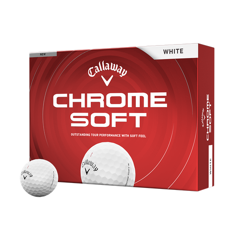 Callaway Chrome Soft Golf Balls – White (12692-WHT)