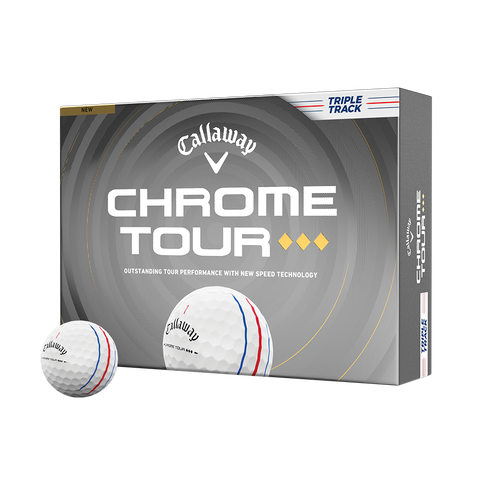 Callaway Chrome Tour Triple Diamond Golf Balls – Triple Track (92690-TT)