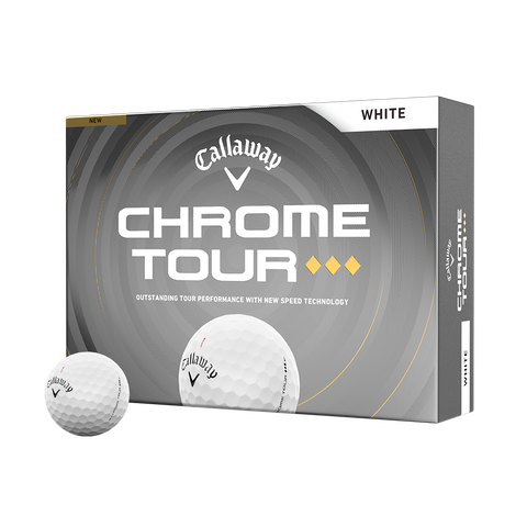 Callaway Chrome Tour Triple Diamond Golf Balls – White (92690-WHT)