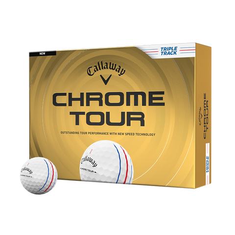 Callaway Chrome Tour Golf Balls – Triple Track (12696-TT)