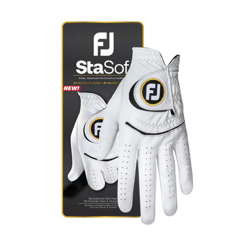 FootJoy StaSof Glove – Pearl, Mens Regular Left (66770)