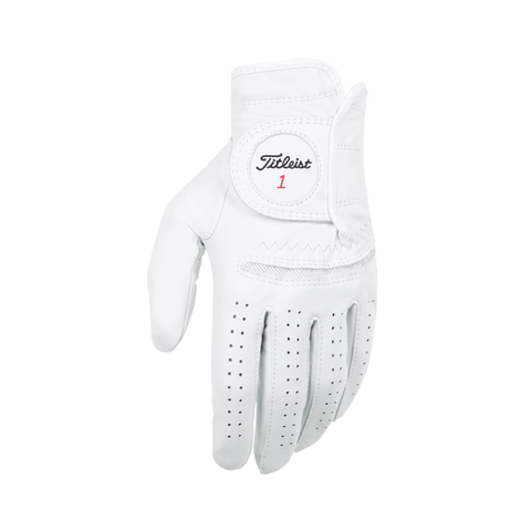 Titleist Perma-Soft Glove – Pearl (6597E), left hand, back