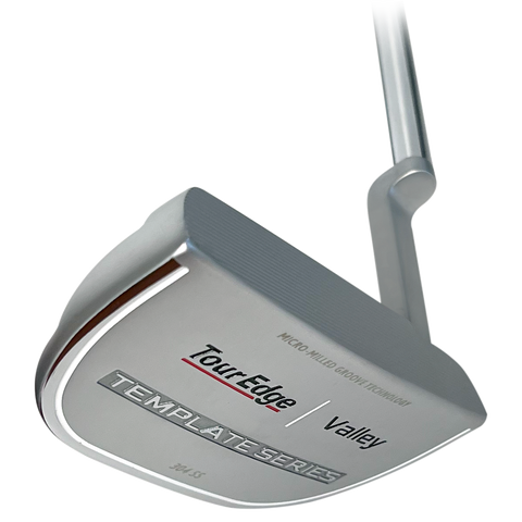 Tour Edge Template Valley Putter – Silver PVD