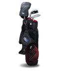 US Kids UL7 39" 3 Club Carry Set – Black/Red, Left Hand (20141)