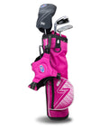 US Kids UL7 39" 3 Club Carry Set – Pink/White, Left Hand (20143)