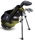 US Kids UL7 42" 4 Club Stand Set – Black/Yellow, Right Hand (21101)
