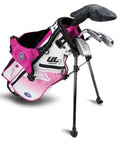 US Kids UL7 42" 4 Club Stand Set – White/Pink, Right Hand (21103)
