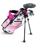 US Kids UL7 42" 4 Club Stand Set – White/Pink, Left Hand (21143)