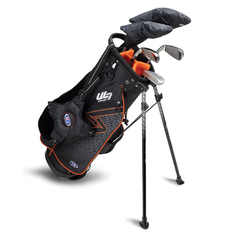 US Kids UL7 51" 5 Club Stand Set – Black/Orange, Right Hand (24101)