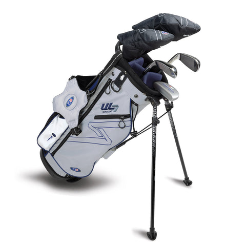US Kids UL7 51" 5 Club Stand Set – Silver/Navy, Right Hand (24102)