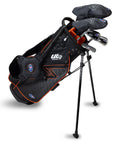 US Kids UL7 51" 5 Club Stand Set – Black/Orange, Left Hand (24141)