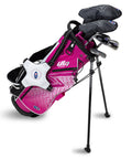 US Kids UL7 51" 5 Club Stand Set – Pink/White, Left Hand (24143)