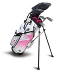 US Kids UL7 54" 5 Club Stand Set – White/Pink, Right Hand (25103)