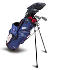 US Kids UL7 57" 5 Club Stand Set – Navy/Red, Right Hand (26102)