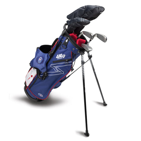 US Kids UL7 57" 5 Club Stand Set – Navy/Red, Right Hand (26102)