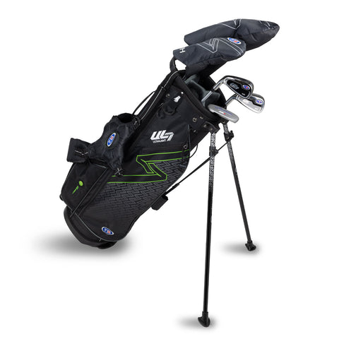 US Kids UL7 57" 5 Club Stand Set – Black/Green, Left Hand (26141)