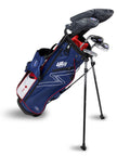 US Kids UL7 57" 5 Club Stand Set – Navy/Red, Left Hand (26142)
