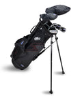 US Kids UL7 60" 5 Club Stand Set – Black/Maroon, Left Hand (27141)