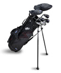 US Kids UL7 60" 7 Club Stand Set – Black/Maroon, Left Hand (27144)