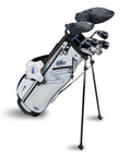 US Kids UL7 60" 7 Club Stand Set – Silver/Navy, Left Hand (27145)