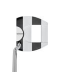 Overhead image of Odyssey Ai-DUAL Jailbird Cruiser ½ Ball putter with mallet design and alignment system
