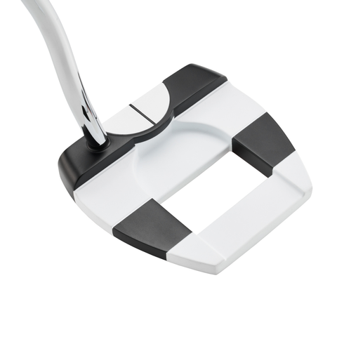Rear image of Odyssey Ai-DUAL Jailbird Cruiser ½ Ball putter with mallet design and alignment system