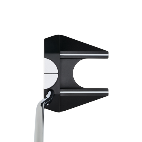 Overhead image of Odyssey Ai-DUAL #7 Cruiser ½ Ball putter with extended length and alignment design