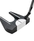 Angled image of Odyssey Ai-DUAL #7 ½ Ball S putter with alignment design and slant neck