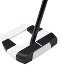 Angled image of Odyssey Ai-DUAL Square 2 Square Jailbird putter with mallet design and center shaft