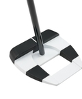 Rear image of Odyssey Ai-DUAL Square 2 Square Jailbird putter with mallet design and center shaft