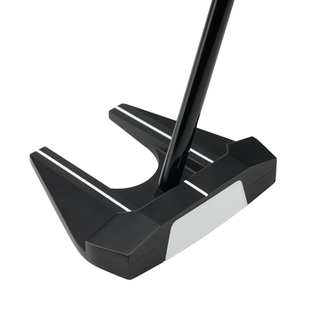 Angled image of Odyssey Ai-DUAL Square 2 Square #7 putter with center-shafted mallet design