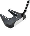 Angled image of Odyssey Ai-DUAL #7 S putter with slant neck and mallet design