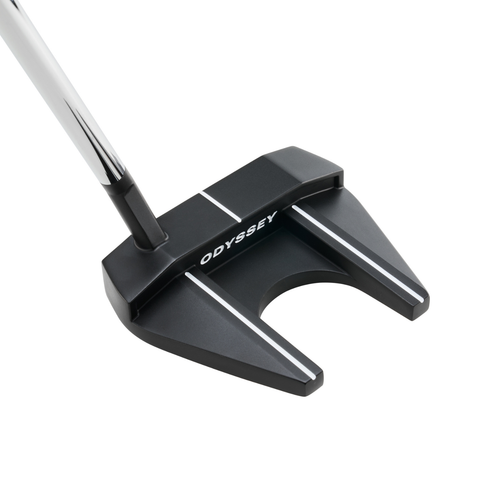 Rear view image of Odyssey Ai-DUAL #7 S putter with slant neck and mallet design