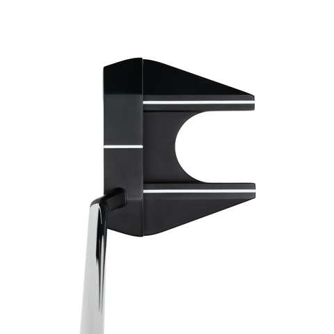 Overhead image of Odyssey Ai-DUAL #7 S putter with slant neck and mallet design