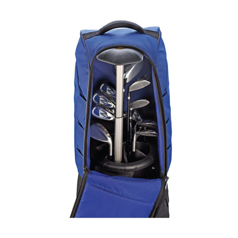Bag Boy Backbone in a travel cover